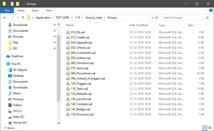 Code generation result