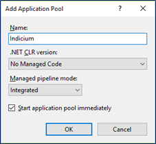Add Application Pool