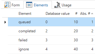 rpt_status domain elements