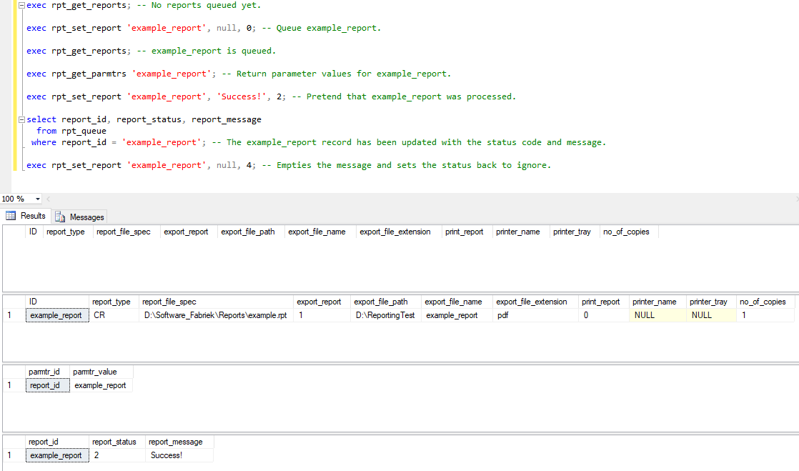 simulated procedure calls