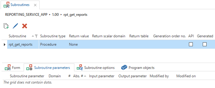 rpt_get_reports subroutine